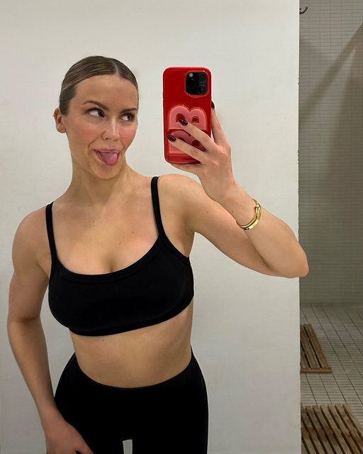 Block Font Custom iPhone Case - Red/Pink