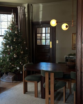 Ceremonie Green Mohair Dining Chair by Athena Calderone - image 17 of 19