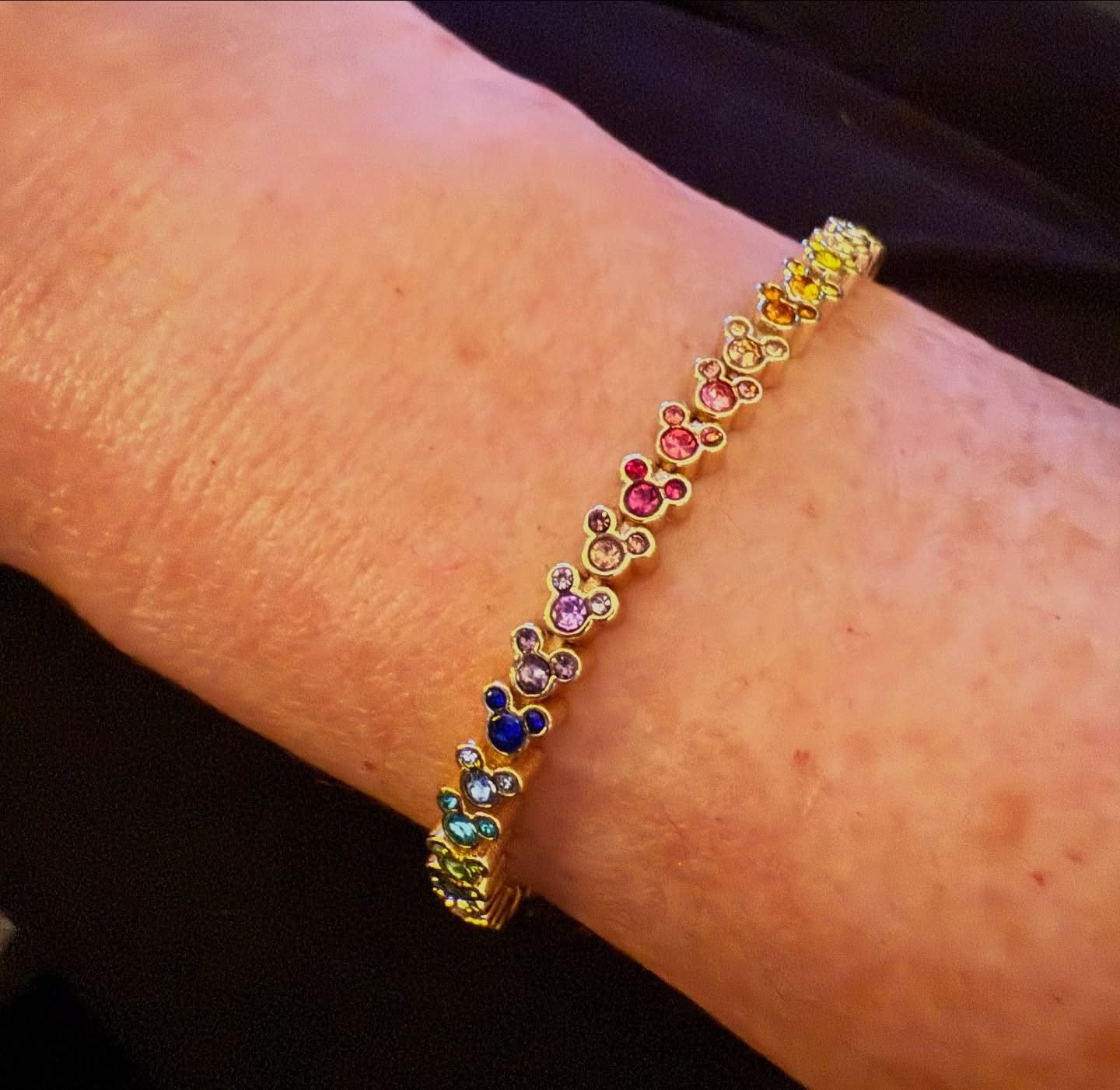 Mickey Mouse Disney Repeating Tennis Bracelet - Multi