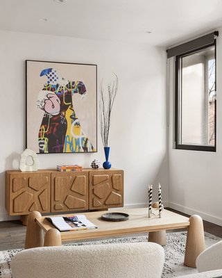 Perth 60" Carved Oak Wood Credenza - image 11 of 13