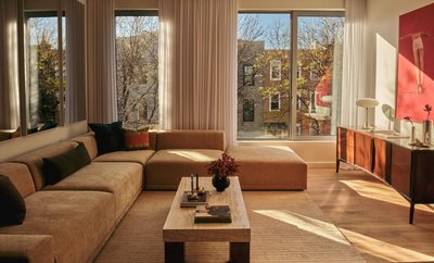 Faible 4-Piece L-Shaped White Performance Fabric Deep Depth Sectional Sofa with Right-Arm - image 18 of 18