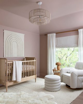 Snoozer Grey Boucle Storage Nursery Ottoman - image 11 of 14