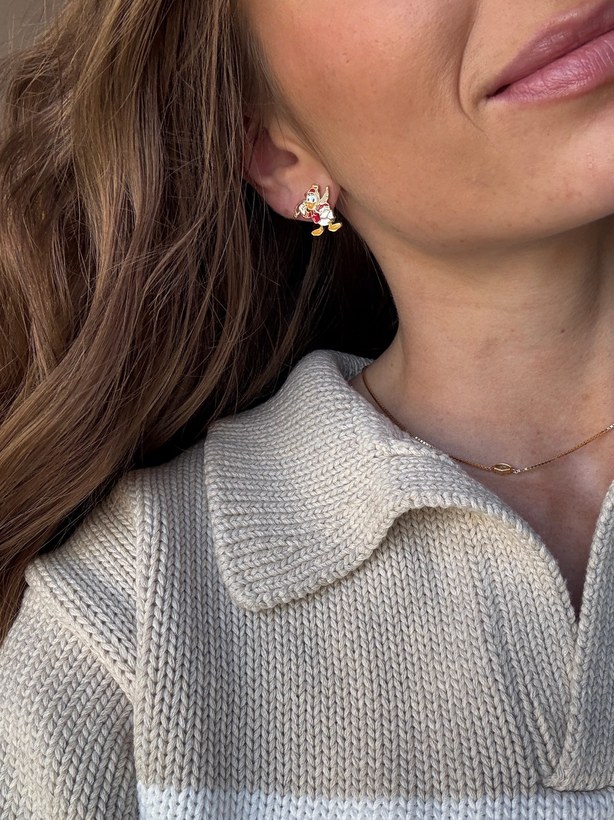 Disney Cupid Earrings - Donald Duck – Disney Valentine's Day