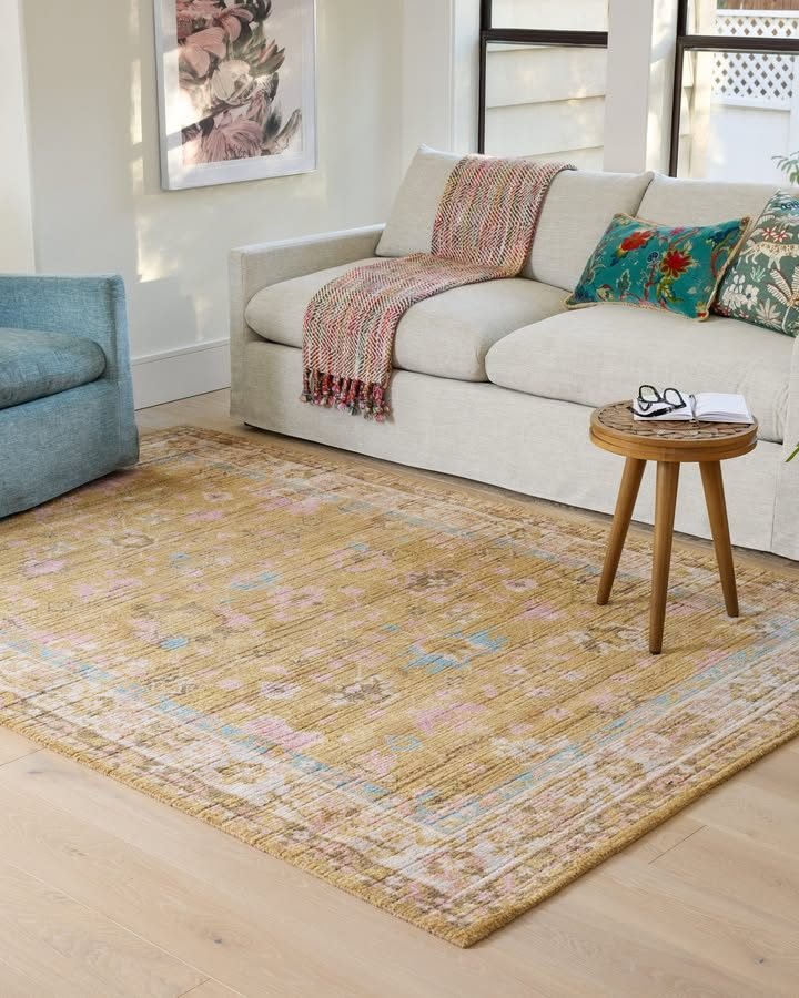 Carmen Multicolor Recycled Nylon Traditional Style Area Rug