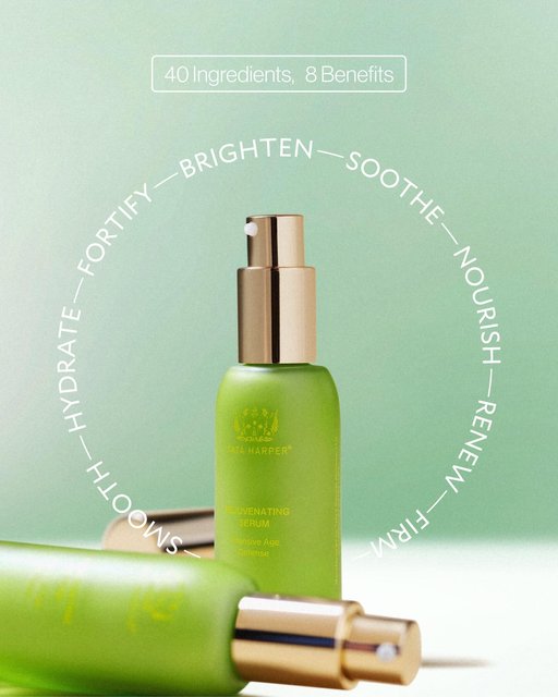 40 Ingredients. 1 Goal — Healthy Aging 💚

Imagine your skin at its freshest and healthiest state ever. 
Rejuvenating Serum gets skin to its most optimized state and hits the reset button on your skin’s status from eight different angles. 

Forty ingredients rooted in Botanic Tech have distinct functions with one common goal: healthy aging. 

The result is fresher, healthier-looking skin that is newly energized and revived.