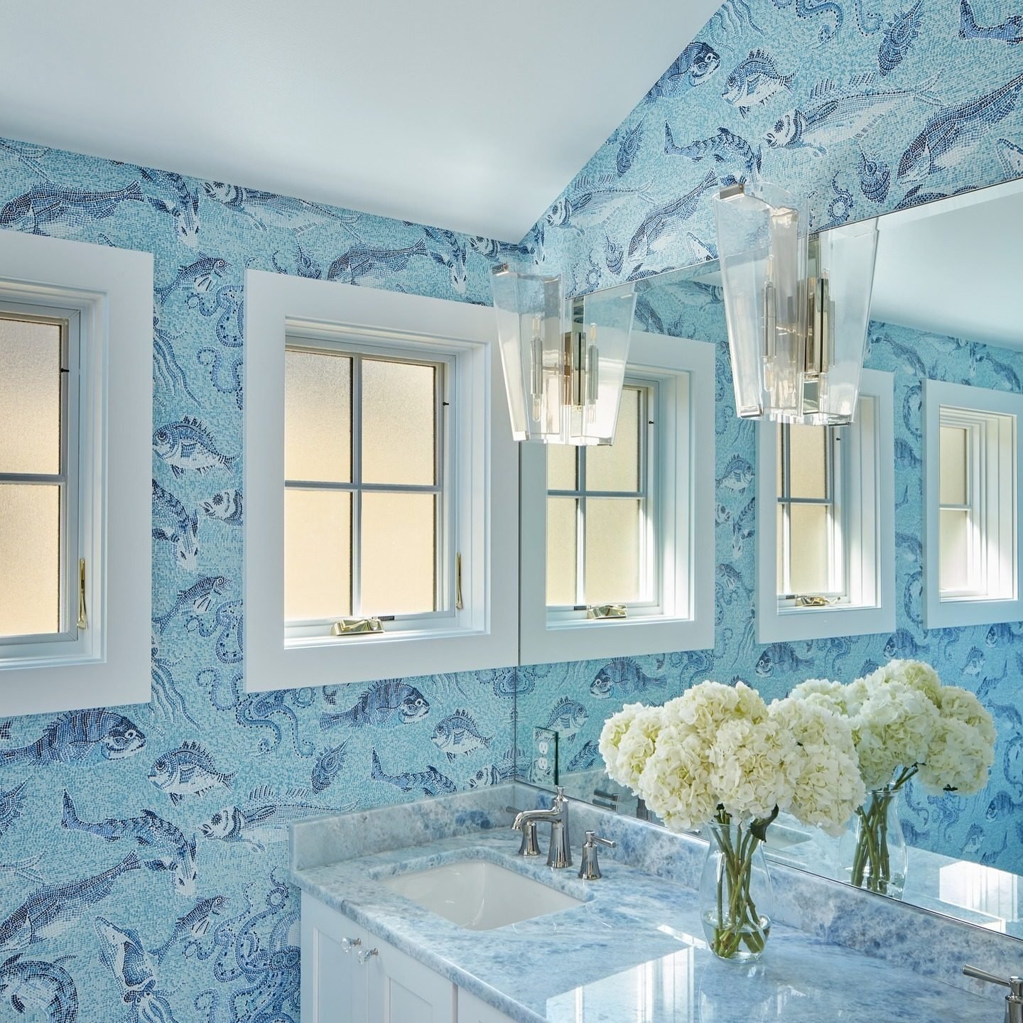 Mikonos Green & Eggshell Wallcovering | Scalamandre