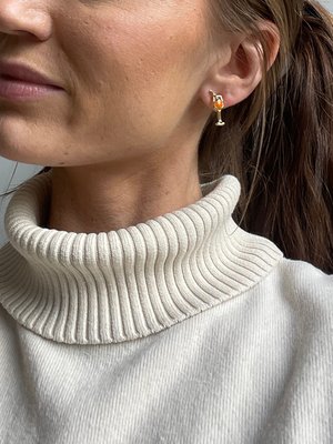 Spritz In My Step Earring Set - Aperol Spritz