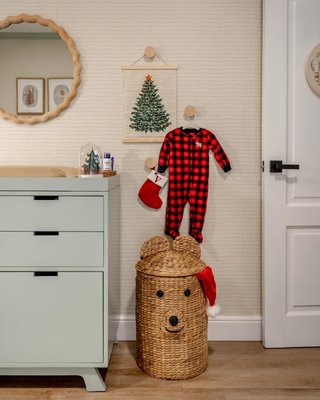 Black Bear Woven Kids Hamper with Handles - image 9 of 10