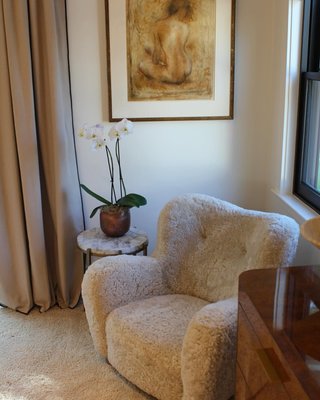 Le Tuco Shearling Accent Chair by Athena Calderone - image 18 of 22