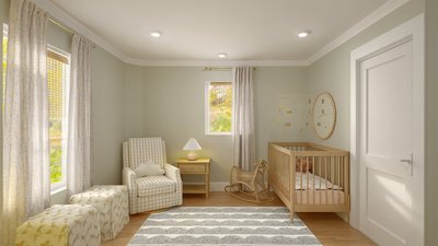 Bodie Natural Oak Wood Convertible Baby Crib with Toddler Bed Rail - image 14 of 17