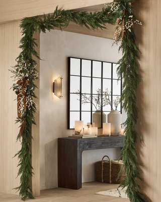 Cypress Holiday Wreath and Garland Set - image 6 of 6