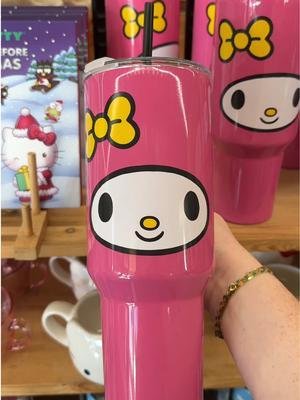 My Melody Pink Stainless Steel Drink Tumbler with Straw - World Market