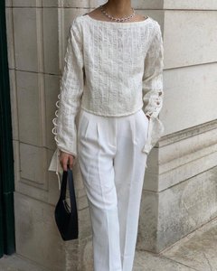 Outfit: April weather - Aritzia Leather Pants, Silk Blouse, Cardigan, Chloé  Boots & Saint Laurent LouLou Bag, www.yourockmylife…