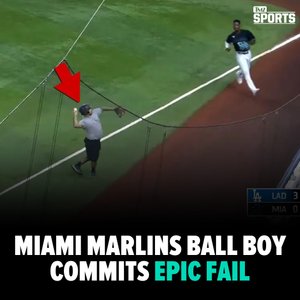 Miami Marlins Ball Boy Commits Epic Blunder, Hurls Fair Baseball