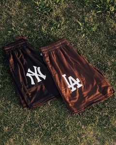 New Era x PS Reserve Brown New York Yankees Mesh Shorts