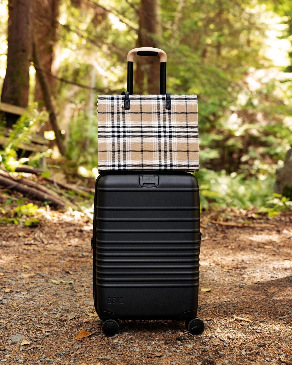 Burberry carry on hot sale suitcase