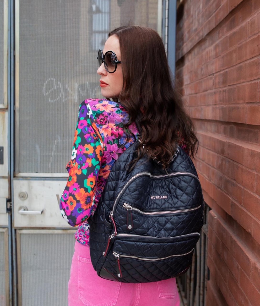 MZ Wallace Black Crosby Backpack