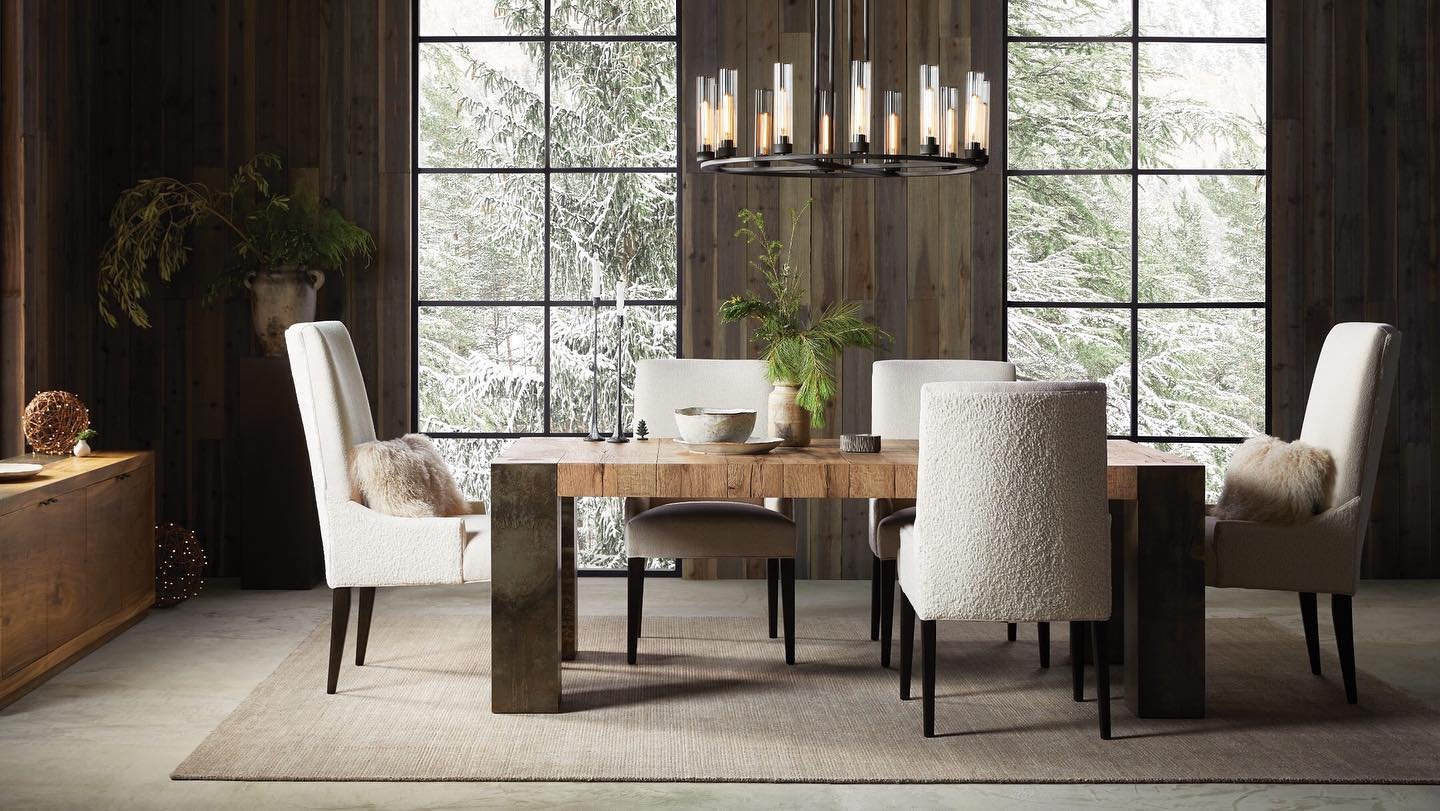 arhaus telluride dining table