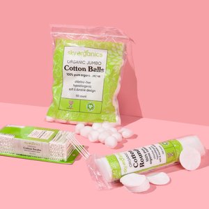 Organic Jumbo Cotton Balls – Sky Organics