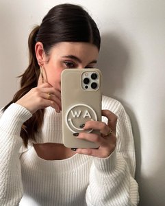 Baublebar All Smiles Custom iPhone Case - Clear / Black