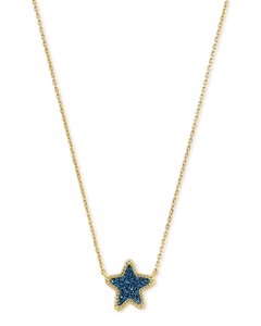 New Kendra Scott Jae Star Pendant Necklace In Multi-color Drusy