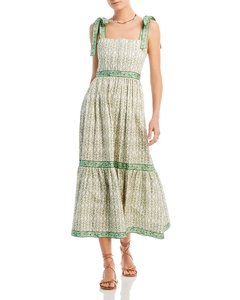 Alice + Olivia Breslin Corset Midi Dress